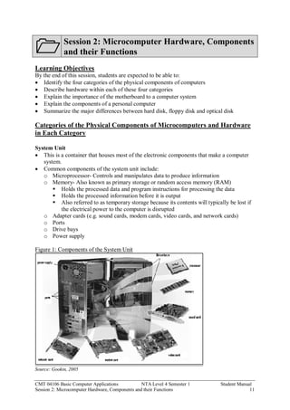 Student_Basic Computer Applications- FINAL | PDF
