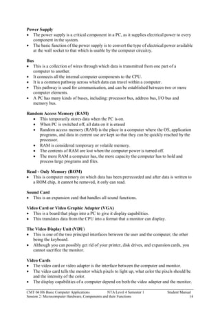 Student_Basic Computer Applications- FINAL | PDF