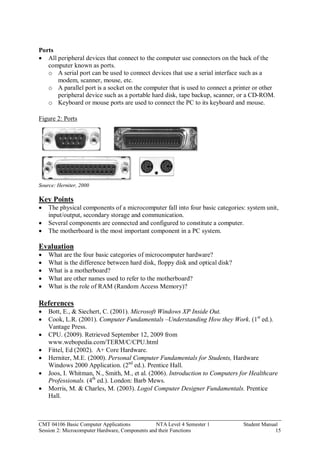 Student_Basic Computer Applications- FINAL | PDF