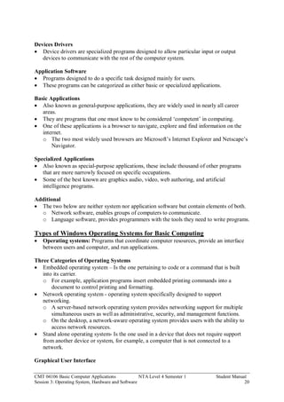 Student_Basic Computer Applications- FINAL | PDF