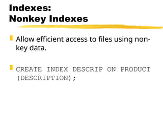 Optimizing Physical Database Design: Indexing, Denormalization, and ...