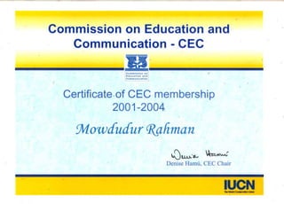 IUCN-CEC- Member- Bangladesh
