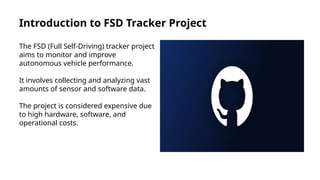 Comprehensive Overview of the Expensive FSD Tracker Project for ...