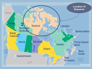 Location of
Research
 