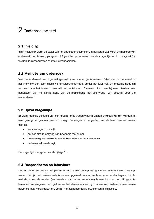 eindverslag diepte interviews Bennekel defintieve geprinte versie 26
