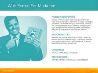 Involvements Overview _ LADevelopers