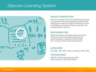 Involvements Overview _ LADevelopers