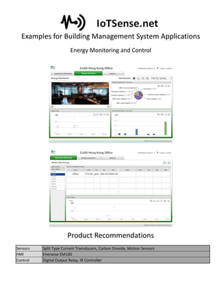 Building Management System Sensors Brochure | PDF