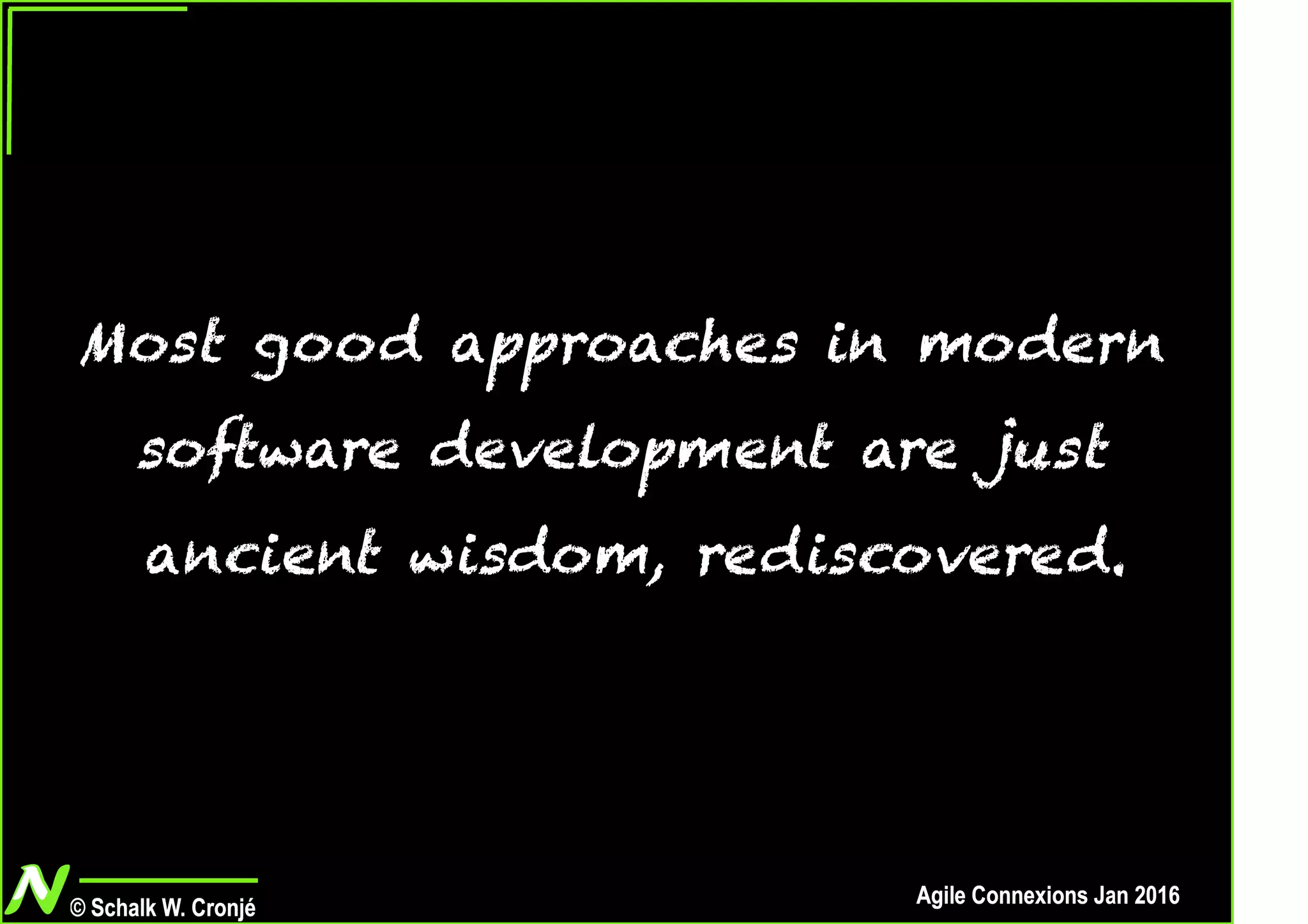 Seeking Enligtenment - A journey of purpose rather tan instruction