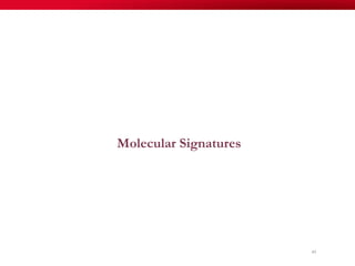 Molecular Signatures
49
 