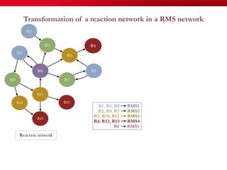 Transformation of a reaction network in a RMS network
69
 