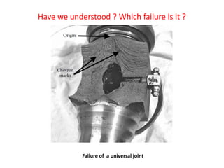 Internal Component Failure Example RCA - Mechanical component failure analysis - Part 1 | PPTX