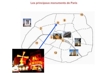 Les principaux monuments de Paris

10
9
8
2

3

5
11

12

 