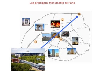 Les principaux monuments de Paris

10
9

5
11

 