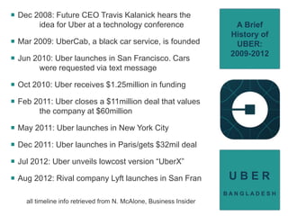 Uber in Bangladesh Business Proposal | PPTX