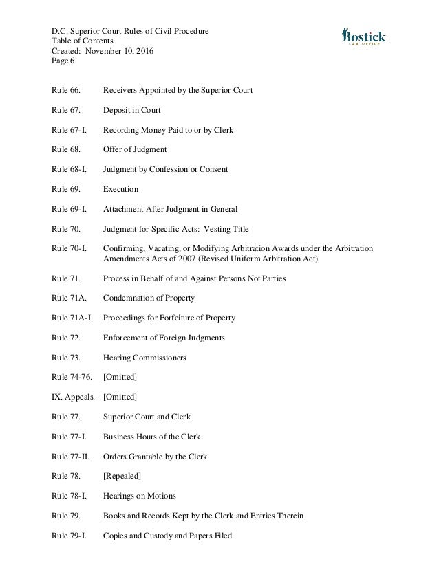 dc superior court rules toc dc superior court subpoena form