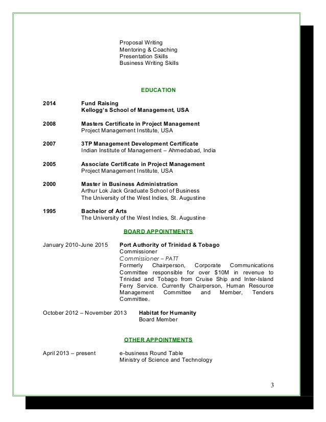 Nirmala Maharaj resume July 2, 2015