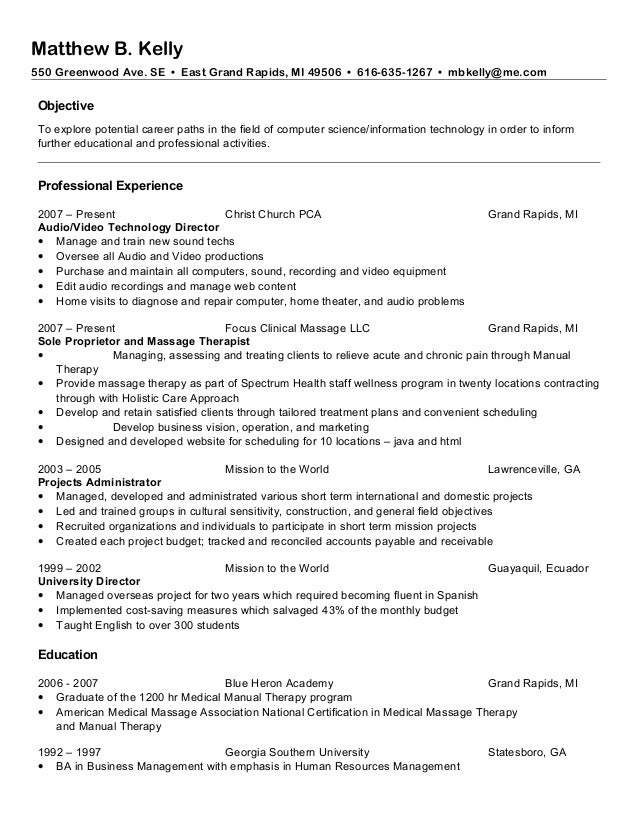 cs resume