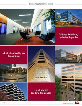lee-associates.com
page 6
Tailored Solutions,
Unrivaled Expertise
Industry Leadership and
Recognition
Local Market
Leaders, Nationwide
Driving Results For Our Clients
 