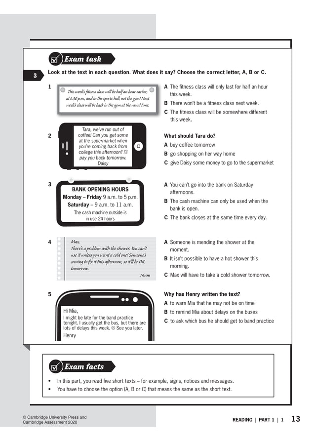B1 exam booster | PDF