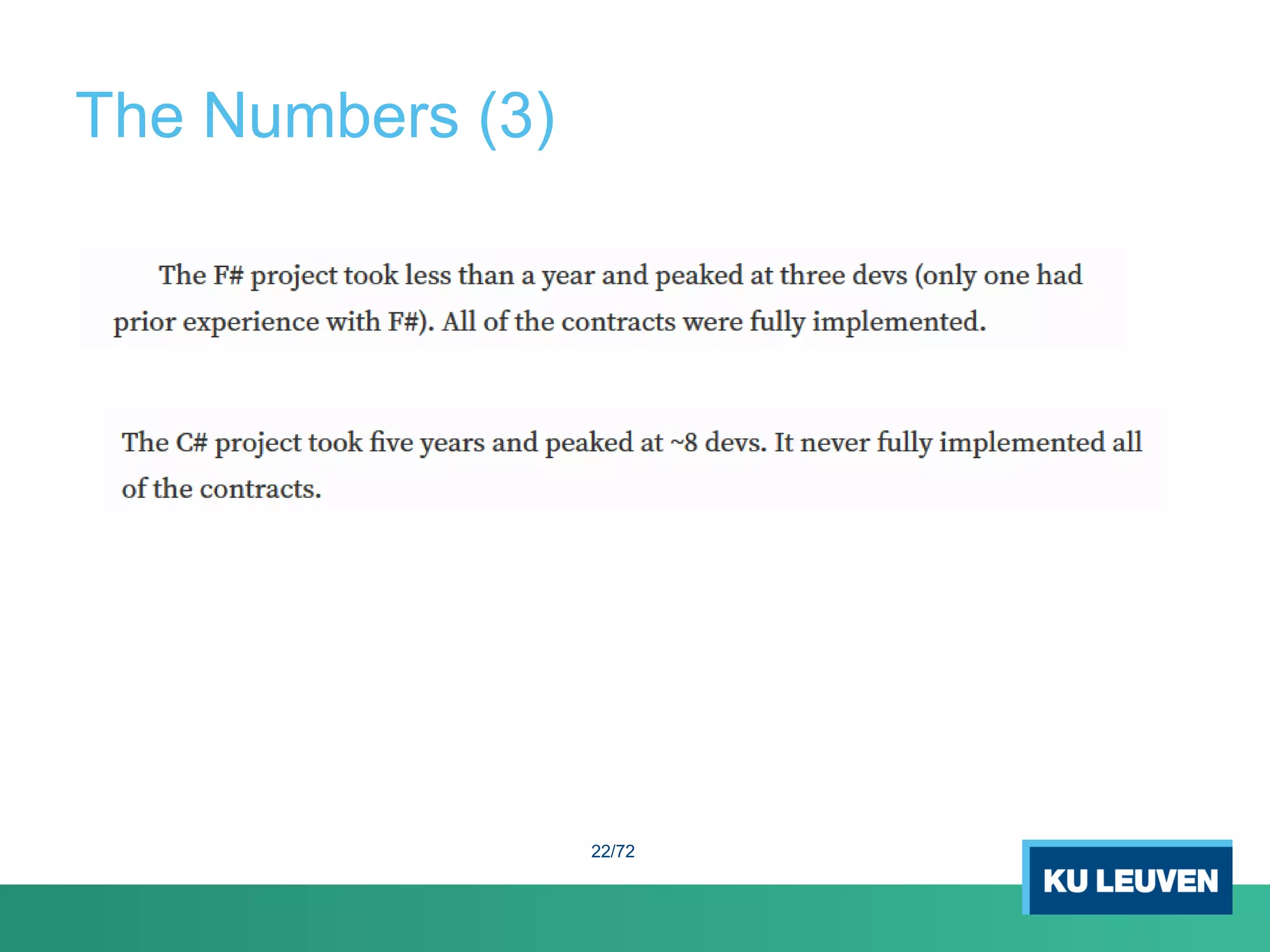 The Numbers (3)
22/72
 