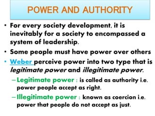 Legitimiate Power Examples Politics and government(sociology) | PPTX