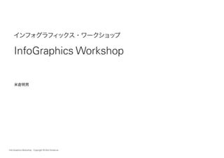 Info-Graphics Workshop Copyright © Akio Yonekura
インフォグラフィックス・ワークショップ
InfoGraphics Workshop
 
米倉明男
 