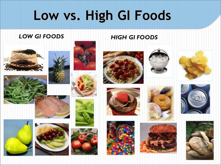 Healthy High Gi Foods Healthy High Gi Foods