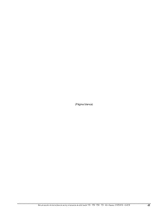 Manual operativo de las bombas de vacío y compresores de anillo líquido TRH - TRS - TRM - TRV - SA  Equipos HYDROSYS - OILSYS 41
(Página blanca)
 