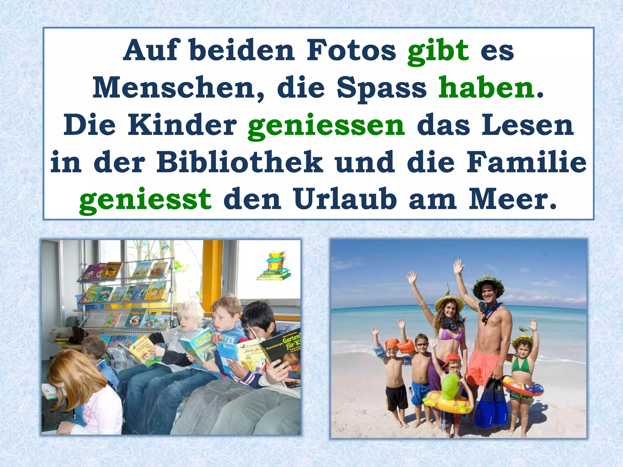 Vielleicht treffen sie sich
ein paar mal in der Woche,
um zusammen zu spielen.
 