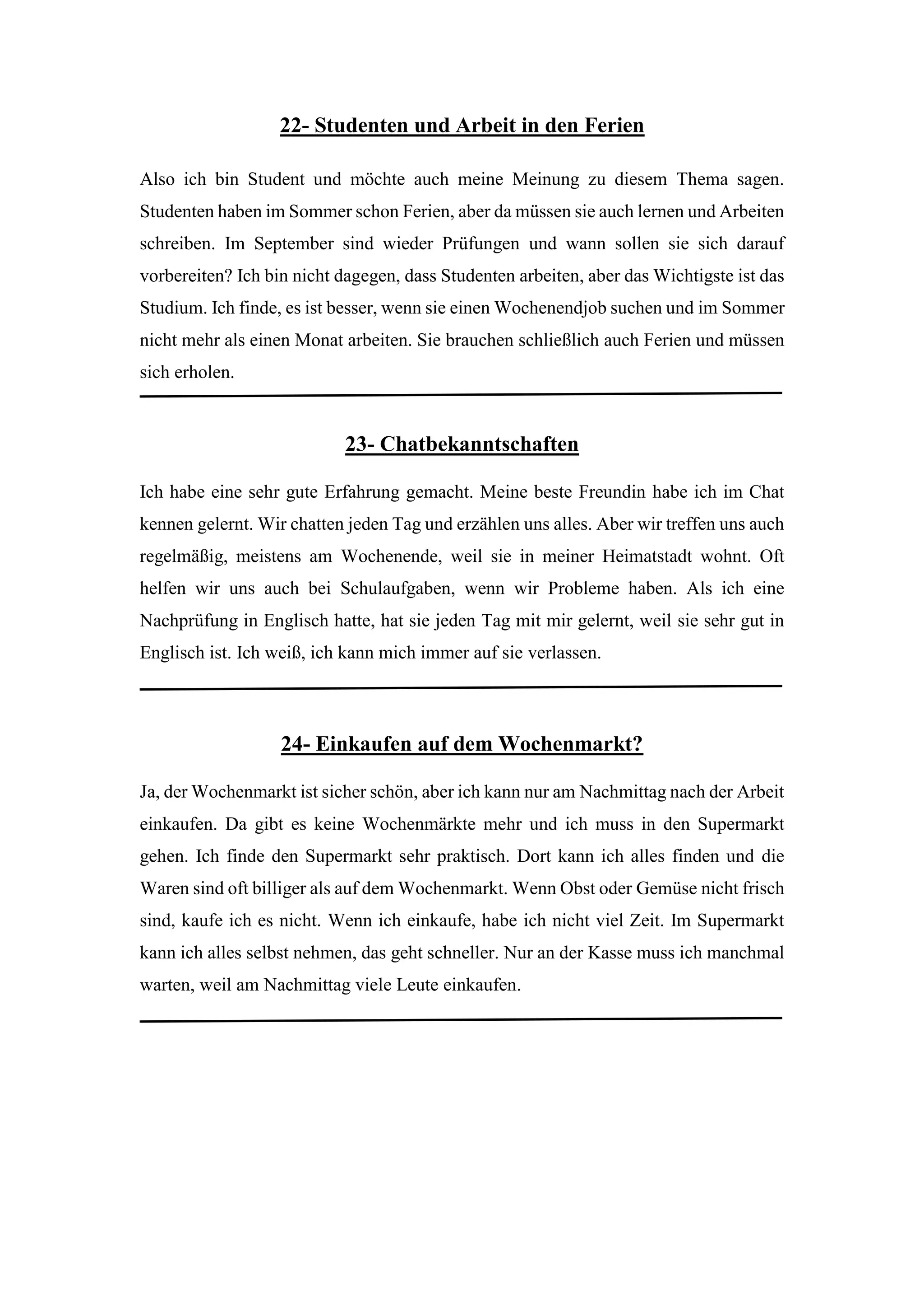 Schreiben B1 Themen Pdf B1 Themen B1 Schreiben und Sprechen Themen | PDF