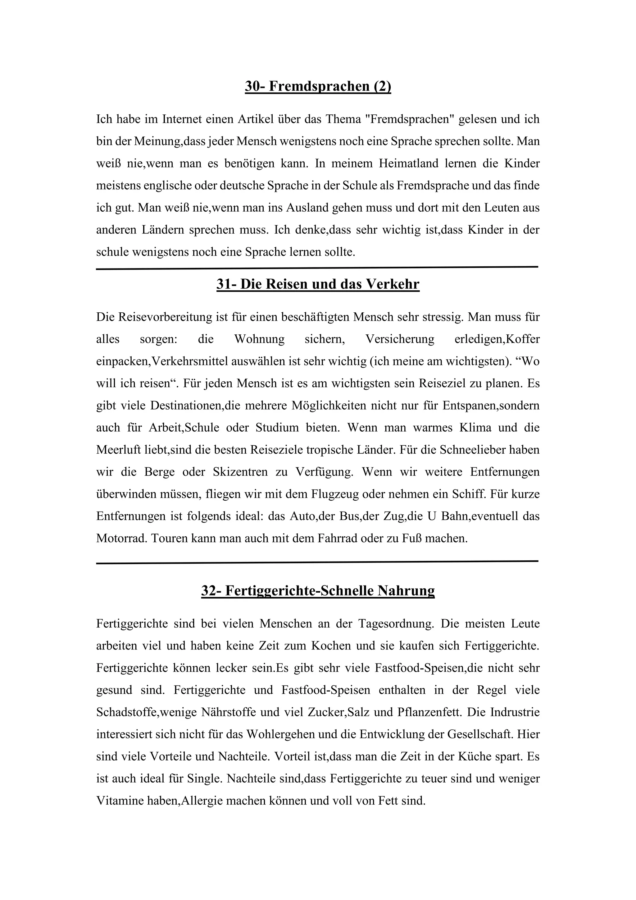 Schreiben B1 Themen Pdf B1 Themen B1 Schreiben und Sprechen Themen | PDF