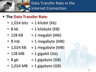 2.2.1.2 The Internet Connection | PPTX