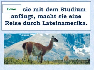 _________
leitet einen Nebensatz ein
bevor
 