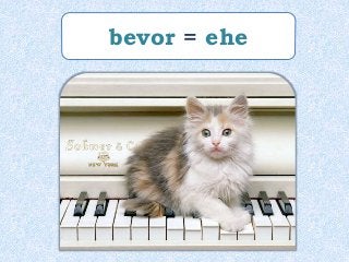 bevor = ehe
 