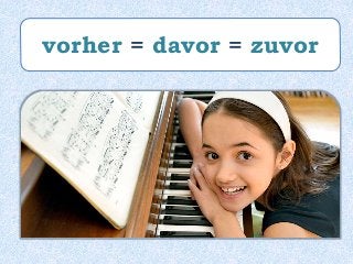 vorher = davor = zuvor
 