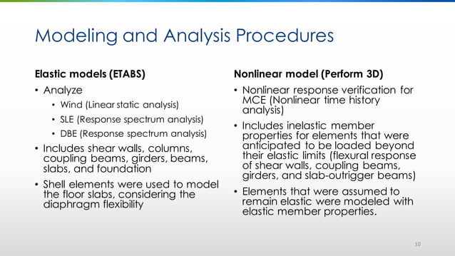 CASE STUDY: PERFORMANCE-BASED SEISMIC DESIGN OF REINFORCED CONCRETE ...
