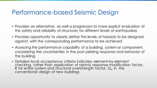 CASE STUDY: PERFORMANCE-BASED SEISMIC DESIGN OF REINFORCED CONCRETE ...