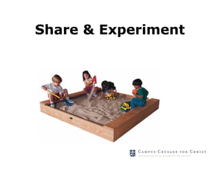 Share & Experiment
 