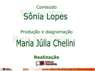 Conteúdo
Produção e diagramação
Realização
 