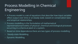 Steady state and dynamic modelling .pptx