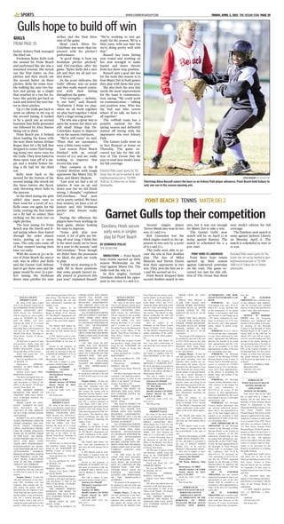 WWW.STARNEWSGROUP.COM FRIDAY, APRIL 3, 2015 THE OCEAN STAR PAGE 39SPORTS
tion; and
BE IT FURTHER
ORDAINED, that a certified copy
of this ordinance upon adoption,
with the recorded vote included
thereon, be filed with said Director
within 5 days after such adoption.
NOTICE
NOTICE IS HEREBY
GIVEN that the foregoing
Ordinance was introduced and
passed on first reading at the regu-
lar meeting of the Borough
Council of the Borough of Point
Pleasant Beach, in the County of
Ocean, held on the 24th day of
March 2015 and will be consid-
ered for second reading and final
passage at the regular meeting of
said governing body to be held on
the 21st day of April 2015 at 7:30
P.M. in the Council Chambers of
the Borough Hall, 416 New Jersey
Avenue, at which time and place
any person desiring to be heard
will be given an opportunity to be
so heard.
EILEEN A. FARRELL, RMC
Municipal Clerk
($40.26) (122) (4/3)
The Ocean Star
___________________________
BOROUGH OF
POINT PLEASANT BEACH
ZONING BOARD OF
ADJUSTMENT
NOTICE OF HEARING
Take notice that on the 16th
day of April 2015 at 7:30pm, a
hearing will be held before the
Borough of Point Pleasant Beach
Board of Adjustment at the
Municipal Building located at 416
New Jersey Avenue, Point
Pleasant Beach, New Jersey on the
appeal or application of the under-
signed for a variance or other relief
so as to permit 6 foot PVC Fence
and Gates on premises located at
111 New Jersey Avenue, Point
Pleasant Beach, NJ 08742 and des-
ignated as Block 48 and Lot(s) 6
on the Borough of Point Pleasant
Beach Tax map. The applicant
reserves the right to seek any other
waiver or variance relief as deter-
mined to be necessary by the
Board or its staff prior to or during
the public hearing.
The application, sealed survey
and plans are on file in the
Municipal Building located at 416
New Jersey Avenue in Point
Pleasant Beach and are available
for inspection 10 days prior to
hearing between the hours of 9am
and 4pm.
Any interested party may
appear at said hearing and partici-
pate therein in accordance with the
rules of the Zoning Board of
Adjustment.
111 NEW JERSEY AVENUE
LLC c/o MICHAEL J. BAL-
MANN
Applicant
($14.85) (45) (4/3)
The Ocean Star
AUTHORIZING THE BOR-
OUGH TO ESTABLISH A CAP
BANK
WHEREAS, the Local
Government Cap Law, N.J.S.A.
40A:4-45.1 et.seq., provides that
in the preparation of its annual
budget, a municipality shall limit
any increase in said budget up to
1.5% unless authorized by ordi-
nance to increase it to 3.5% over
the previous year’s final appropri-
ations, subject to certain excep-
tions; and,
WHEREAS, N.J.S.A. 40A:4-
45.15a provides that a municipali-
ty may, when authorized by ordi-
nance, appropriate the difference
between the amount of its actual
final appropriation and the 3.5%
rate as an exception to its final
appropriations in either of the next
two succeeding years; and,
WHEREAS, the Borough
Council of the Borough of Point
Pleasant Beach, in the County of
Ocean, finds it advisable and nec-
essary to increase its CY2015
budget by up to 3.5% over the pre-
vious year’s final appropriations,
in the interest of promoting the
health, safety and welfare of the
citizens; and
WHEREAS, the Borough
Council hereby determines that a
2.0% increase in the budget for
said year, amounting to
$212,522.34 in excess of the
increase in final appropriations
otherwise permitted by the Local
Government Cap Law, is advisable
and necessary; and
WHEREAS, the Borough
Council hereby determines that
any amount authorized herein-
above that is not appropriated as
part of the final budget shall be
retained as an exception to final
appropriation in either of the next
two succeeding years;
NOW THEREFORE BE IT
ORDAINED, by the Borough
Council of the Borough of Point
Pleasant Beach, in the County of
Ocean, a majority of the full
authorized membership of this
governing body affirmatively con-
curring that, in the CY2015 budg-
et year, the final appropriations of
the Borough of Point Pleasant
Beach shall, in accordance with
this ordinance and N.J.S.A.
40A:4-45.14, be increased by
2.0% amounting to $212,522.34,
and that the CY2015 municipal
budget for the Borough of Point
Pleasant Beach be approved and
adopted in accordance with this
ordinance; and
BE IT FURTHER
ORDAINED, that any amount
authorized hereinabove that is not
appropriated as part of the final
budget shall be retained as an
exception to final appropriation in
either of the next two succeeding
years; and
BE IT FURTHER
ORDAINED, that a certified copy
of this ordinance as introduced be
filed with the Director of the
Division of Local Government
Services within 5 days of introduc-
PRIOR LIENS OF AFFI-
DAVIT:
BRICK TWP. HOLDS A
CLAIM FOR TAXES DUE
AND/OR OTHER MUNICIPAL
UTILITIES SUCH AS WATER
AND/OR SEWER IN THE
AMOUNT OF $1234.53 AS OF
2/1/2015
BRICK TWP. MUA HOLDS
A CLAIM FOR TAXES DUE
AND/OR OTHER MUNICIPAL
UTILITIES SUCH AS WATER
AND/OR SEWER IN THE
AMOUNT OF $123.12 AS OF
10/14/2014
The amount of the judgment to
be satisfied by said sale is the sum
of $231,756.65 more or less, plus
interest; and in the second place to
Defendant Wells Fargo Bank,
N.A. the sum of $46,959.80 more
or less, plus interest.
Surplus Money: If after the
sale and satisfaction of the mort-
gage debt, including costs and
expenses, there remains any sur-
plus money, the money will be
deposited into the Superior Court
Trust Fund and any person claim-
ing the surplus, or any part thereof,
may file a motion pursuant to
Court Rules 4:64-3 and 4:57-2
stating the nature and extent of that
person’s claim and asking for an
order directing payment of the sur-
plus money. The Sheriff or other
person conducting the sale will
have information regarding the
surplus, if any.
May be subject to an
Ordinance by the Ocean County
Board of Health: 87-01, Section
10. The Sheriff’s Department will
require notification of the certifi-
cation of the wells where applica-
ble.
The Sheriff shall deduct his
fees, costs and commissions of
sale from the total amount bid at
the sale.
A 20% deposit (cash or certi-
fied funds) is required from the
Successful Bidder at the time of
sale.
Seized as the property of KIM
MARIE SESTA-MARINO, ETC.,
ET AL, and taken in execution at
the suit of WELLS FARGO
BANK, N.A., to be sold by
Michael G. Mastronardy, Sheriff.
This sale is subject to post-
ponement without further notice.
Attorneys for Plaintiff
Powers Kirn, LLC
728 Marne Highway, Suite
200
Moorestown, NJ 08057
Sheriff’s Docket: CH 767809
Dated: March 26, 2015;
April 2, 9, 16, 2015
($149.16) (452) (3/27, 4/3,
4/10, 4/17)
The Ocean Star
___________________________
BOROUGH OF
POINT PLEASANT BEACH
BOROUGH COUNCIL
ORDINANCE 2015-05
AN ORDINANCE OF THE
BOROUGH OF POINT
PLEASANT BEACH, OCEAN
COUNTY, NEW JERSEY
Trust Fund and any person claim-
ing the surplus, or any part thereof,
may file a motion pursuant to
Court Rules 4:64-3 and 4:57-2
stating the nature and extent of that
person’s claim and asking for an
order directing payment of the sur-
plus money. The Sheriff or other
person conducting the sale will
have information regarding the
surplus, if any.
May be subject to an
Ordinance by the Ocean County
Board of Health: 87-01, Section
10. The Sheriff’s Department will
require notification of the certifi-
cation of the wells where applica-
ble.
The Sheriff shall deduct his
fees, costs and commissions of
sale from the total amount bid at
the sale.
A 20% deposit (cash or certi-
fied funds) is required from the
Successful Bidder at the time of
sale.
Seized as the property of
MICHAEL J. VANNOTE, ETC.,
ET ALS, and taken in execution at
the suit of CP-SRMOF II 2012-A
TRUST, to be sold by Michael G.
Mastronardy, Sheriff.
This sale is subject to post-
ponement without further notice.
Attorneys for Plaintiff
Milstead & Associates, LLC
1 E. Stow Road
Marlton, NJ 08053
Sheriff’s Docket: CH 767817
Dated: March 26, 2015;
April 2, 9, 16, 2015
($167.64) (508) (3/27, 4/3,
4/10, 4/17)
The Ocean Star
___________________________
OCEAN COUNTY
SHERIFF’S SALE
By virtue of the above stated
writ, to me directed, issued out of
the SUPERIOR COURT OF NEW
JERSEY, CHANCERY DIVI-
SION Docket No. F1237110, will
be exposed to sale at public venue
on TUESDAY the 21ST DAY OF
APRIL, A.D. 2015 between the
hours of 12 o’clock and 5 o’clock
(at 2 o’clock) Prevailing Time in
the afternoon of said day at the
Office of the Sheriff, Toms River,
Township of Toms River, County
of Ocean, New Jersey.
All that tract or parcel of land
and premises, situate, lying and
being in the TOWNSHIP OF
BRICK, County of Ocean and
State of New Jersey.
Street and Street No.: 252
VERMONT DRIVE
Tax Lot and Block No.: LOT:
18; BLOCK: 383.19
Dimensions: APPROXI-
MATELY: 1430 SQ FT
Nearest Cross Street: ESSEX
DRIVE
The above description does not
constitute a full legal description,
said description is filed at the
Office of the Sheriff, 120 Hooper
Avenue, Toms River, NJ.
THE SHERIFF HEREBY
RESERVES THE RIGHT TO
ADJOURN THIS SALE WITH-
OUT FURTHER NOTICE BY
PUBLICATION.
___________________________
OCEAN COUNTY
SHERIFF’S SALE
By virtue of the above stated
writ, to me directed, issued out of
the SUPERIOR COURT OF NEW
JERSEY, CHANCERY DIVI-
SION Docket No. F00704614,
will be exposed to sale at public
venue on TUESDAY the 21ST
DAY OF APRIL, A.D. 2015
between the hours of 12 o’clock
and 5 o’clock (at 2 o’clock)
Prevailing Time in the afternoon of
said day at the Office of the
Sheriff, Toms River, Township of
Toms River, County of Ocean,
New Jersey.
All that tract or parcel of land
and premises, situate, lying and
being in the TOWNSHIP OF
BRICK, County of Ocean and
State of New Jersey.
Street and Street No.: 16 DIVI-
SION STREET
Tax Lot and Block No.: LOT:
28; BLOCK: 856
Dimensions: APPROXI-
MATELY: .1463 AC
Nearest Cross Street: WALLIS
COURT
The above description does not
constitute a full legal description,
said description is filed at the
Office of the Sheriff, 120 Hooper
Avenue, Toms River, NJ.
THE SHERIFF HEREBY
RESERVES THE RIGHT TO
ADJOURN THIS SALE WITH-
OUT FURTHER NOTICE BY
PUBLICATION.
PRIOR LIENS OF AFFI-
DAVIT: NONE
THE SALE IS SUBJECT TO
UNPAID TAXES AND ASSESS-
MENTS, TAX, WATER AND
SEWER LIENS AND OTHER
MUNICIPAL ASSESSMENTS.
THE AMOUNT DUE CAN BE
OBTAINED FROM THE LOCAL
TAXING AUTHORITY.
ALL INTERESTED PARTIES
ARE TO CONDUCT AND RELY
UPON THEIR OWN INDE-
PENDENT INVESTIGATION
TO ASCERTAIN WHETHER OR
NOT ANY OUTSTANDING
INTEREST REMAIN OF
RECORD AND/OR HAVE PRI-
ORITY OVER THE LIEN BEING
FORECLOSED AND, IF SO THE
CURRENT AMOUNT DUE
THEREON.
**IF THE SALE IS SET
ASIDE FOR ANY REASON,
THE PURCHASER AT THE
SALE SHALL BE ENTITLED
ONLY TO A RETURN OF THE
DEPOSIT PAID. THE PUR-
CHASER SHALL HAVE NO
FURTHER RECOURSE
AGAINST THE MORTGAGEE
OR THE MORTGAGEE’S
ATTORNEY.
The amount of the judgment to
be satisfied by said sale is the sum
of $226,547.39 more or less, plus
interest.
Surplus Money: If after the
sale and satisfaction of the mort-
gage debt, including costs and
expenses, there remains any sur-
plus money, the money will be
deposited into the Superior Court
UNPAID TAXES AND ASSESS-
MENTS, TAX, WATER AND
SEWER LIENS AND OTHER
MUNICIPAL ASSESSMENTS.
THE AMOUNT DUE CAN BE
OBTAINED FROM THE LOCAL
TAXING AUTHORITY.
ALL INTERESTED PARTIES
ARE TO CONDUCT AND RELY
UPON THEIR OWN INDE-
PENDENT INVESTIGATION
TO ASCERTAIN WHETHER OR
NOT ANY OUTSTANDING
INTEREST REMAIN OF
RECORD AND/OR HAVE PRI-
ORITY OVER THE LIEN BEING
FORECLOSED AND, IF SO THE
CURRENT AMOUNT DUE
THEREON.
**IF THE SALE IS SET
ASIDE FOR ANY REASON,
THE PURCHASER AT THE
SALE SHALL BE ENTITLED
ONLY TO A RETURN OF THE
DEPOSIT PAID. THE PUR-
CHASER SHALL HAVE NO
FURTHER RECOURSE
AGAINST THE MORTGAGEE
OR THE MORTGAGEE’S
ATTORNEY.
The amount of the judgment to
be satisfied by said sale is the sum
of $297,610.02 more or less, plus
interest.
Surplus Money: If after the
sale and satisfaction of the mort-
gage debt, including costs and
expenses, there remains any sur-
plus money, the money will be
deposited into the Superior Court
Trust Fund and any person claim-
ing the surplus, or any part thereof,
may file a motion pursuant to
Court Rules 4:64-3 and 4:57-2
stating the nature and extent of that
person’s claim and asking for an
order directing payment of the sur-
plus money. The Sheriff or other
person conducting the sale will
have information regarding the
surplus, if any.
May be subject to an
Ordinance by the Ocean County
Board of Health: 87-01, Section
10. The Sheriff’s Department will
require notification of the certifi-
cation of the wells where applica-
ble.
The Sheriff shall deduct his
fees, costs and commissions of
sale from the total amount bid at
the sale.
A 20% deposit (cash or certi-
fied funds) is required from the
Successful Bidder at the time of
sale.
Seized as the property of
EDWARD W. DAMON, ET UX,
and taken in execution at the suit
of SRMOF 2009-1 TRUST, to be
sold by Michael G. Mastronardy,
Sheriff.
This sale is subject to post-
ponement without further notice.
Attorneys for Plaintiff
Milstead & Associates, LLC
1 E. Stow Road
Marlton, NJ 08053
Sheriff’s Docket: CH 767816
Dated: March 26, 2015;
April 2, 9, 16, 2015
($167.64) (508) (3/27, 4/3,
4/10, 4/17)
The Ocean Star
order directing payment of the sur-
plus money. The Sheriff or other
person conducting the sale will
have information regarding the
surplus, if any.
May be subject to an
Ordinance by the Ocean County
Board of Health: 87-01, Section
10. The Sheriff’s Department will
require notification of the certifi-
cation of the wells where applica-
ble.
The Sheriff shall deduct his
fees, costs and commissions of
sale from the total amount bid at
the sale.
A 20% deposit (cash or certi-
fied funds) is required from the
Successful Bidder at the time of
sale.
Seized as the property of
DENISE GUZZARDO, ET ALS,
and taken in execution at the suit
of BANK OF AMERICA, N.A., to
be sold by Michael G.
Mastronardy, Sheriff.
This sale is subject to post-
ponement without further notice.
Attorneys for Plaintiff
Stern, Lavinthal &
Frankenberg, LLC
105 Eisenhower Parkway
Suite 302
Roseland, NJ 07068
Sheriff’s Docket: CH 767810
Dated: March 26, 2015;
April 2, 9, 16, 2015
($161.04) (488) (3/27, 4/3,
4/10, 4/17)
The Ocean Star
___________________________
OCEAN COUNTY
SHERIFF’S SALE
By virtue of the above stated
writ, to me directed, issued out of
the SUPERIOR COURT OF NEW
JERSEY, CHANCERY DIVI-
SION Docket No. F02418113,
will be exposed to sale at public
venue on TUESDAY the 21ST
DAY OF APRIL, A.D. 2015
between the hours of 12 o’clock
and 5 o’clock (at 2 o’clock)
Prevailing Time in the afternoon of
said day at the Office of the
Sheriff, Toms River, Township of
Toms River, County of Ocean,
New Jersey.
All that tract or parcel of land
and premises, situate, lying and
being in the TOWNSHIP OF
BRICK, County of Ocean and
State of New Jersey.
Street and Street No.: 223 CIR-
CLE DRIVE
Tax Lot and Block No.: LOT:
28; BLOCK: 323
Dimensions: APPROXI-
MATELY: 100 X 279
Nearest Cross Street: CHER-
RY QUAY ROAD
The above description does not
constitute a full legal description,
said description is filed at the
Office of the Sheriff, 120 Hooper
Avenue, Toms River, NJ.
THE SHERIFF HEREBY
RESERVES THE RIGHT TO
ADJOURN THIS SALE WITH-
OUT FURTHER NOTICE BY
PUBLICATION.
PRIOR LIENS OF AFFI-
DAVIT: NONE
THE SALE IS SUBJECT TO
___________________________
OCEAN COUNTY
SHERIFF’S SALE
By virtue of the above stated
writ, to me directed, issued out of
the SUPERIOR COURT OF NEW
JERSEY, CHANCERY DIVI-
SION Docket No. F03369613,
will be exposed to sale at public
venue on TUESDAY the 21ST
DAY OF APRIL, A.D. 2015
between the hours of 12 o’clock
and 5 o’clock (at 2 o’clock)
Prevailing Time in the afternoon of
said day at the Office of the
Sheriff, Toms River, Township of
Toms River, County of Ocean,
New Jersey.
All that tract or parcel of land
and premises, situate, lying and
being in the BOROUGH OF
POINT PLEASANT, County of
Ocean and State of New Jersey.
Street and Street No.: 233
JAEHNEL PARKWAY
Tax Lot and Block No.: LOT:
18; BLOCK: 14
Dimensions: APPROXI-
MATELY: 50 FEET WIDE BY
100 FEET LONG
Nearest Cross Street: HER-
BERTSVILLE ROAD
The above description does not
constitute a full legal description,
said description is filed at the
Office of the Sheriff, 120 Hooper
Avenue, Toms River, NJ.
THE SHERIFF HEREBY
RESERVES THE RIGHT TO
ADJOURN THIS SALE WITH-
OUT FURTHER NOTICE BY
PUBLICATION.
PRIOR LIENS OF AFFI-
DAVIT: SUBJECT TO PAST
DUE BALANCE AS OF
12/01/2014 IN THE AMOUNT
OF $0.37 FOR UNPAID WATER
AND SEWER.
SUBJECT TO ANY UNPAID
TAXES, MUNICIPAL LIENS OR
OTHER CHARGES, AND ANY
SUCH TAXES, CHARGES,
LIENS, INSURANCE PREMI-
UMS OR OTHER ADVANCES
MADE BY PLAINTIFF PRIOR
TO THIS SALE. ALL INTER-
ESTED PARTIES ARE TO CON-
DUCT AND RELY UPON
THEIR OWN INDEPENDENT
INVESTIGATION TO ASCER-
TAIN WHETHER OR NOT ANY
OUTSTANDING INTEREST
REMAIN OF RECORD AND/OR
HAVE PRIORITY OVER THE
LIEN BEING FORECLOSED
AND, IF SO THE CURRENT
AMOUNT DUE THEREON.
The amount of the judgment to
be satisfied by said sale is the sum
of $292,394.15 more or less, plus
interest.
Surplus Money: If after the
sale and satisfaction of the mort-
gage debt, including costs and
expenses, there remains any sur-
plus money, the money will be
deposited into the Superior Court
Trust Fund and any person claim-
ing the surplus, or any part thereof,
may file a motion pursuant to
Court Rules 4:64-3 and 4:57-2
stating the nature and extent of that
person’s claim and asking for an
before Asbury Park managed
the third out.
Freshman Kylee Kells took
the mound for Point Beach
and performed like she was a
seasoned veteran. She struck
out the first batter on five
pitches and then struck out
the second batter on three
pitches. Kells hit some trou-
ble walking the next two bat-
ters and giving up a single
that resulted in a run for As-
bury. She quickly got back on
track and retired the next bat-
ter in three pitches.
Up 7-1 the Gulls got back to
work on offense in the top of
the second inning. It looked
to be a quick one as second
baseman Sam Kelly grounded
out followed by Alex Barnes
lining out to third.
Point Beach put it behind
them loading the bases with
the next three batters. Erinne
Regan then hit a fly ball that
dropped in center field bring-
ing home two more runs for
the Gulls. They then batted in
three more runs off of a sin-
gle and a double before hit-
ting a fly ball for the third
out.
Kells went back to the
mound for the bottom of the
second inning. She struck out
the three batters she faced,
only throwing three balls in
the process.
In the third inning the girls
added nine more runs to
their total for a score of 21-1.
Kells came out again for the
Gulls, retiring the first batter
on a fly ball to center, then
striking out the next two on
eight pitches.
The best inning for Point
Beach was the fourth and fi-
nal inning where they batted
through the order almost
twice, putting up 12 more
runs. The only outs came off
of base runners leaving their
base too early.
With the score at 33-1 in fa-
vor of Point Beach the mercy
rule was in effect and Kells
and the Garnet Gull defense
had to get three outs and the
game would be over. In a per-
fect inning, the freshman
threw nine pitches for nine
strikes and the final three
outs of the game.
Head coach Silvio De-
Cristifano was more than im-
pressed with his pitcher’s
performance.
“A good thing is how my
freshman pitcher pitched,”
said DeCristofano after the
game. “Kylee Kells did a nice
job and then we all just set-
tled down.”
As the score indicates, the
Gulls’ offense was on point
and they really stayed consis-
tent with their hitting
throughout the game.
“Our strengths — definite-
ly our bats,” said Russell.
“Definitely I think we play-
when we all work together
we play hard together. I think
that’s a huge strong point.”
The win was a great way to
open the season but there are
still small things that De-
Cristofano hopes to improve
on as the season continues.
“We’re still rusty,” he said.
“Plays that are automatics
were a little rusty today.”
Last season Point Beach
finished with an overall
record of 9-9 and are really
looking to improve that
record this year.
They compete in the B
Central division with tough
opponents like Mater Dei, St.
Rose, and Henry Hudson.
“Last year we had a lot of
injuries. It was an up and
down year but we did finish
strong, I thought,” explained
DeCristofano. “And now
we’re pretty settled. We have
four seniors, we have a lot of
juniors and this freshman
pitcher who throws really
nice.”
During the offseason the
players have been working on
their game, always looking
for ways to improve.
“Some girls play year
round. A lot of girls are hit-
ting all year long. I think this
is the most ready we’ve been
for a start to the season,” said
DeCristofano. “Even though
we didn’t have the preseason
we liked, the girls are ready
to play.
“I think we’re starting to fi-
nally fill in those positions
that some people haven’t re-
ally played or practiced this
past year,” explained Russell.
“We’re working to just get
ready for the season. We’re a
little rusty with our bats but
we’re doing pretty well with
that.”
Russell has been hitting
year round and working on
her arm strength to make
harder and faster throws
from her short stop position.
Russell says a goal she has
for the team this season is to
beat Mater Dei in both games
they play with them this year.
She also feels the area that
needs the most improvement
for the team is communica-
tion, saying, “We could work
on communication — talking
and position wise. Who has
the ball and who covers
where. If we talk, we have it
all together.”
The softball team has a
positive outlook for this
spring season and definitely
started off strong with the
impressive win over Asbury
Park.
The Garnet Gulls went on
to face Keyport at home on
Thursday. The game oc-
curred too late for this edi-
tion of The Ocean Star. Be
sure to read next week’s issue
for full coverage.
Dominick Pollio covers sports for The
Ocean Star. He can be reached at dpol-
lio@theoceanstar.com or 732-899-
7606 Ext 15. Follow him on Twitter
@dompollio.
Gulls hope to build off win
GULLS
FROM PAGE 35
STEVE WEXLER THE OCEAN STAR
Shortstop Alexa Russell covers the base as an Asbury Park player advances. Point Beach held Asbury to
only one run in the season opening win.
BY DOMINICK POLLIO
THE OCEAN STAR
MIDDLETOWN — Point Beach
boys tennis opened up their
season Wednesday on the
road against Mater Dei. The
Gulls took the win 3-2.
In first singles, Gerrard
Giordano defeated his oppo-
nent in two sets, 6-1 and 6-0.
Second singles player
Trevor Hinds also won in two
sets, 6-1 and 6-0.
Rob Lissenden lost the
third singles match to his op-
ponent in two sets by a score
of 6-2 and 6-2.
The Gulls were able to se-
cure the win in first doubles
play. The duo of Miles
Mancini and Steven Dyson
beat their opponents in two
sets. They won the first set 6-
2 and the second set 6-1.
Point Beach dropped their
second doubles match in two
sets, but it was not enough
for Mater Dei to take a win.
The Garnet Gulls’ next
match will be on April 13 at
home against Ranney. The
match is scheduled for a 4
p.m. start.
POINT BORO VS LAKEWOOD
Point Boro boys tennis
opened up their season
against Lakewood yesterday
on the road. The game oc-
curred too late for this edi-
tion of The Ocean Star. Read
next week’s edition for full
coverage.
The Panthers next match is
away against Jackson Liberty
on Monday April 6. The
match is scheduled to start at
10 a.m.
Dominick Pollio covers sports for The
Ocean Star. He can be reached at dpol-
lio@theoceanstar.com or 732-899-
7606 Ext 15. Follow him on Twitter
@dompollio.
Giordano, Hinds secure
early wins in singles
play for Point Beach
Garnet Gulls top their competition
POINT BEACH 3 TENNIS MATER DEI 2
 