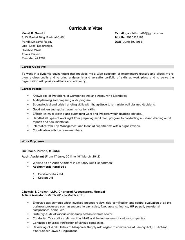 How to write a curriculum vitae picture