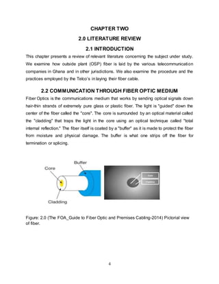 INSTALLATION OF FIBER OPTIC CABLES IN DEVELOPING COUNTRIES USING LINK ...