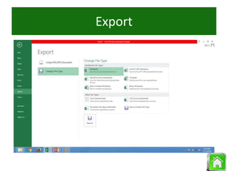 Export
 