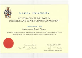 Degree - Massey university