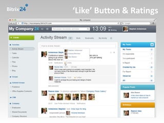 ‘Like’ Button & Ratings
 