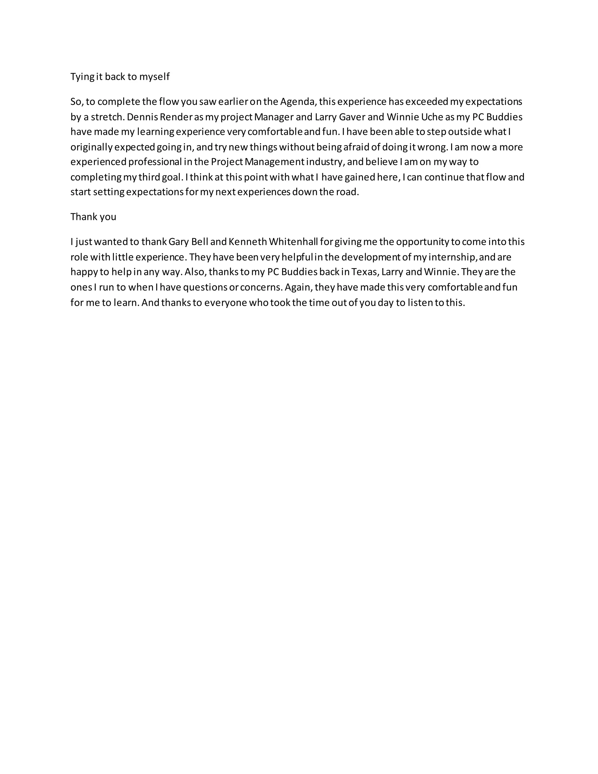 Trey's Internship Experience PPT (transcript) PDF