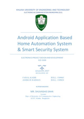 android app based home automation | PDF