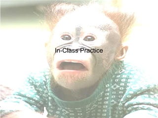 Training of Trainers
Mohammad Tawfik
#AcademyOfKnowledge
http://AcademyOfKnowlwdge.org
In-Class Practice
 